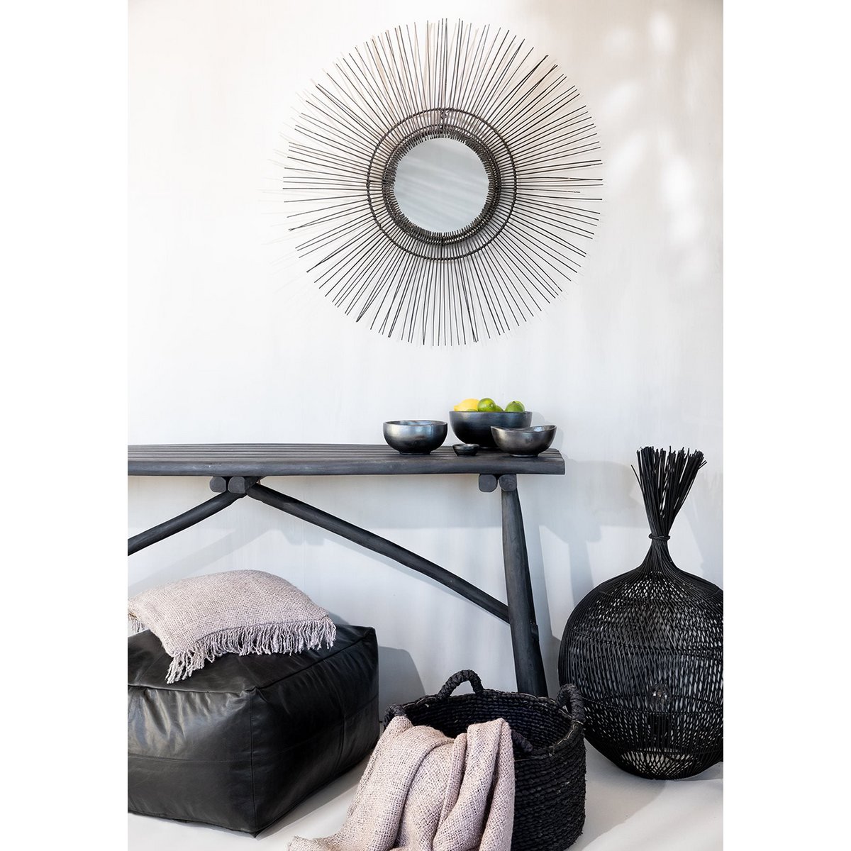 De Wonton Vloerlamp - Hanglamp - Zwart