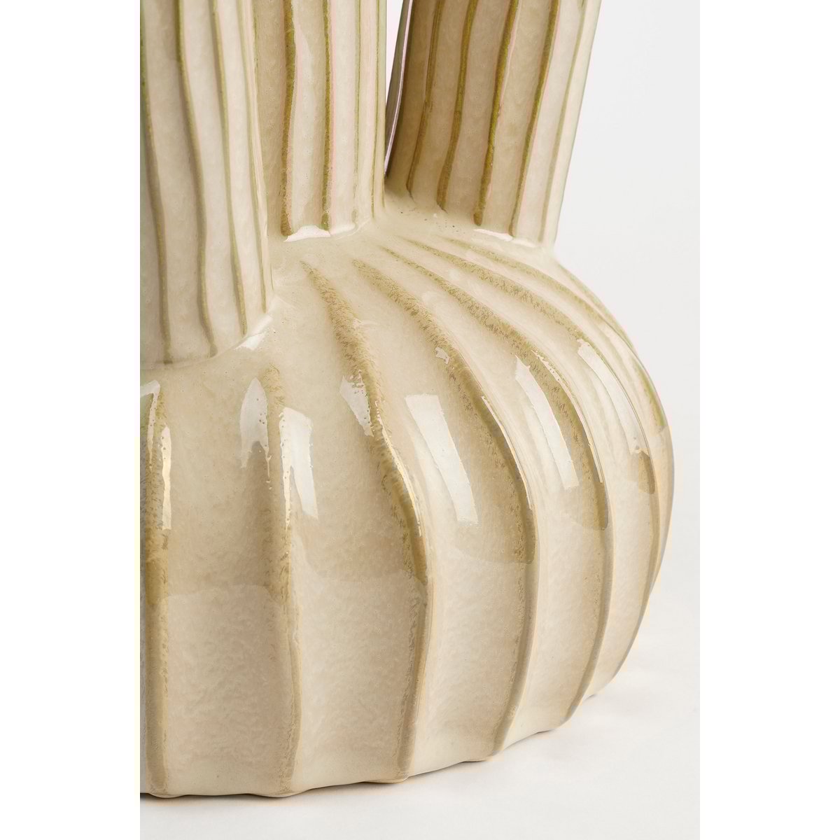Felipe Tulpenvase – H27 x Ø20 cm – Keramik – Beige