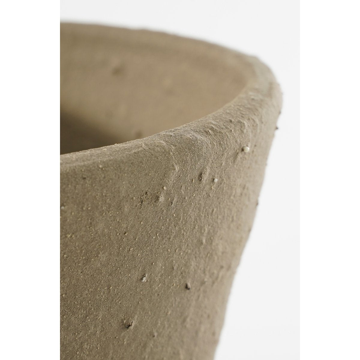 Lane Krug – H33 x Ø24 cm – Terrakotta – Taupe