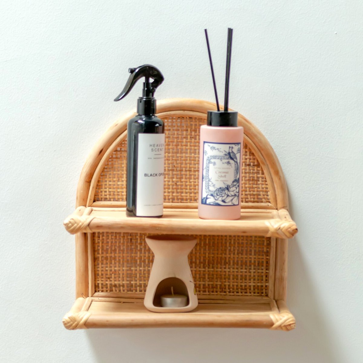Rotan Wandplank TIASA beige