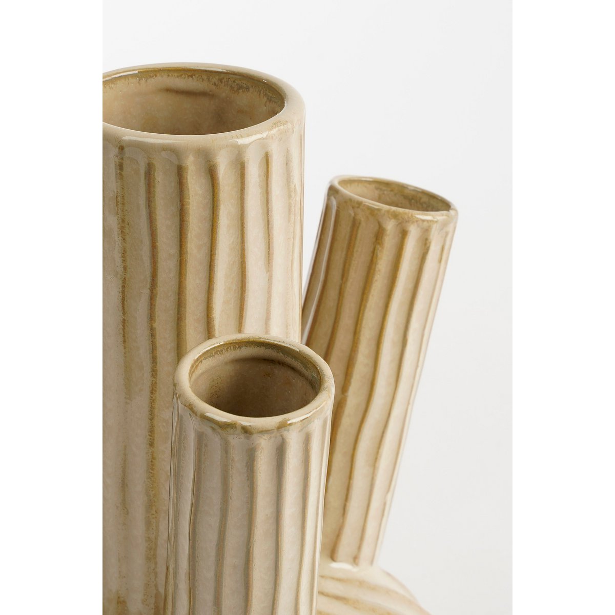 Felipe Tulpenvase – H27 x Ø20 cm – Keramik – Beige
