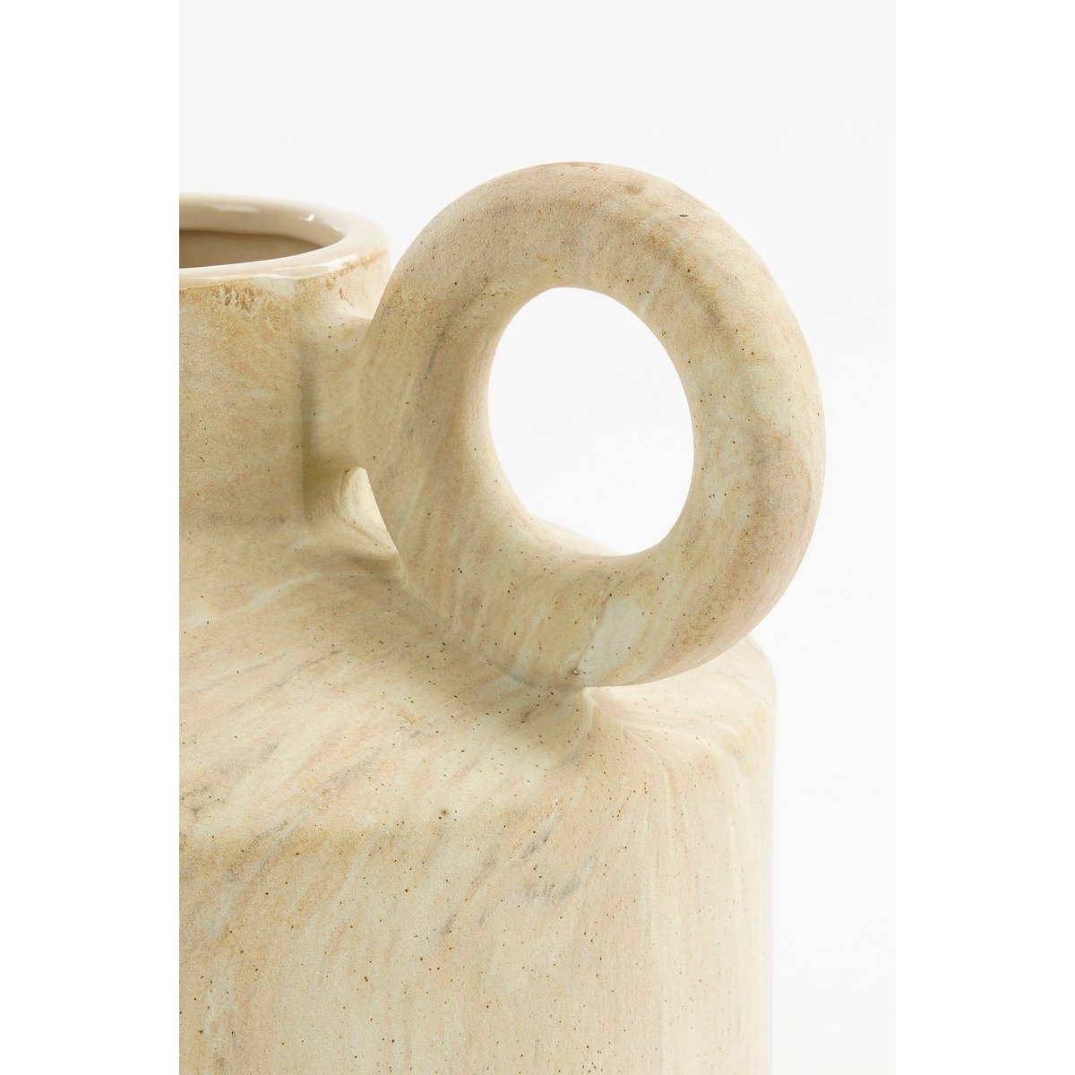 Trentino Vaas - Keramiek - Beige