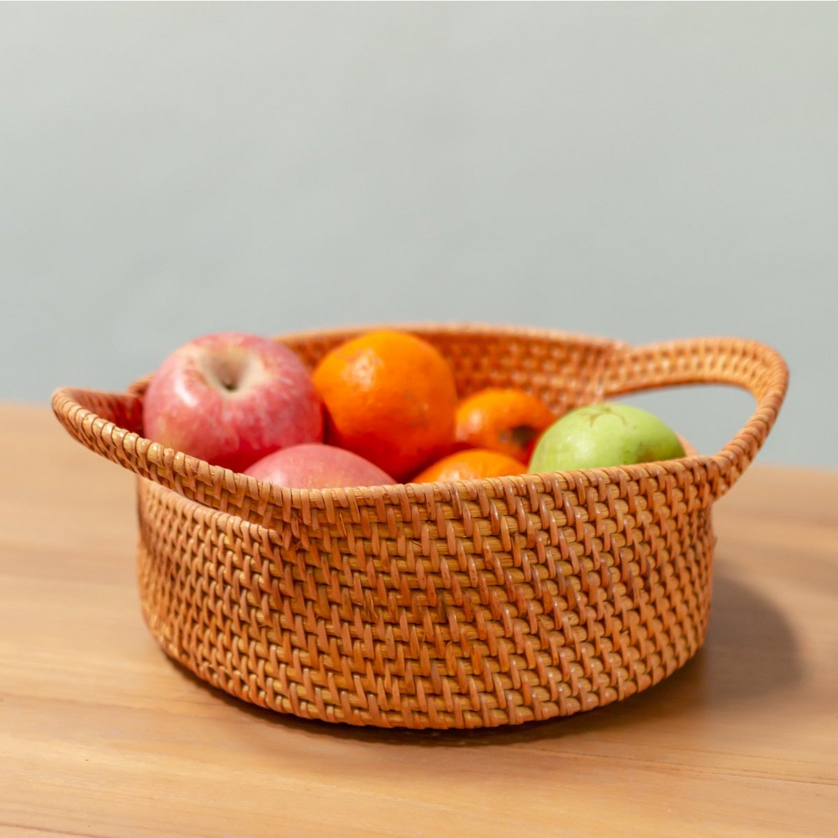 Kleine rotan opbergmand Decoratieve mand SUWARI (2 maten)