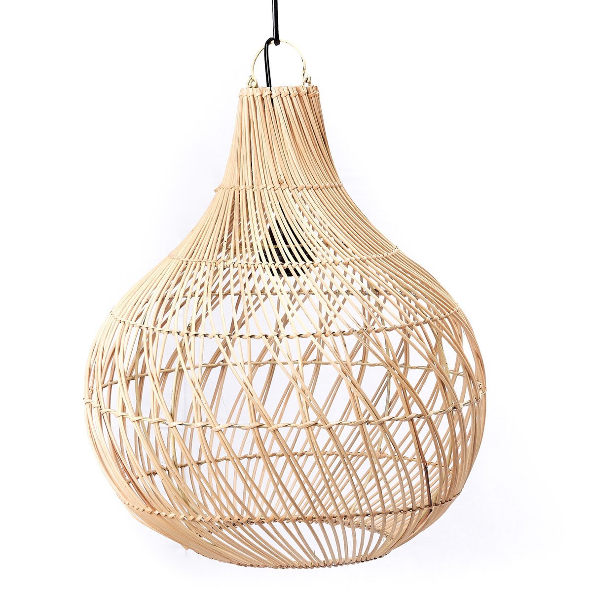 Rattan lamp | Boho lampshade | Hanging lamp KENARI