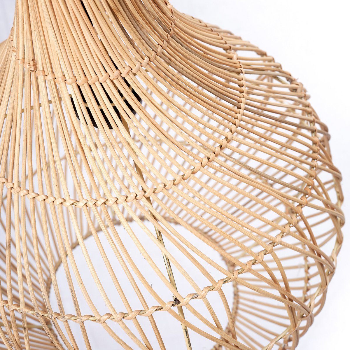 Rattan lamp | Boho lampshade | Hanging lamp KENARI