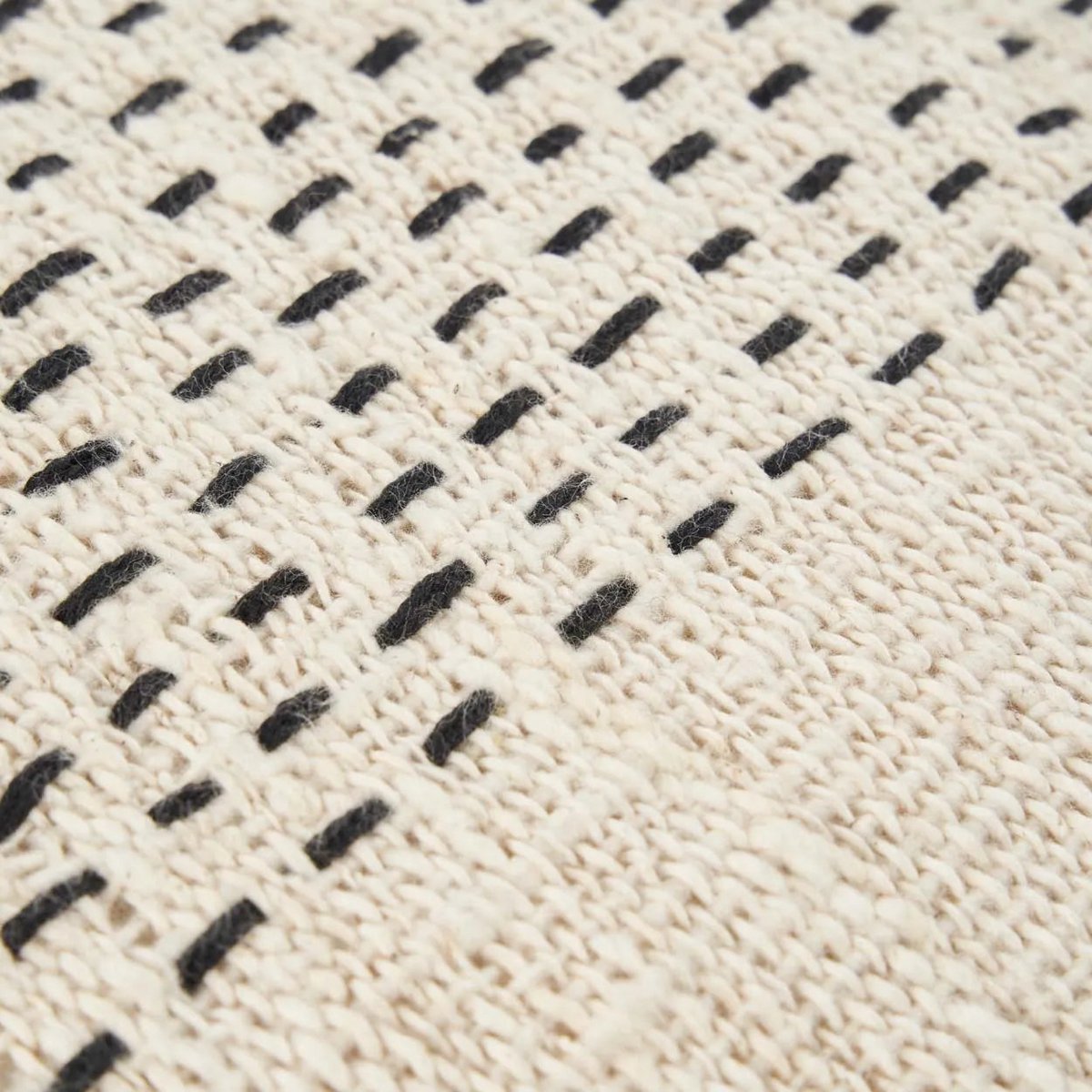 The Misty Cushion Cover - Natural Black