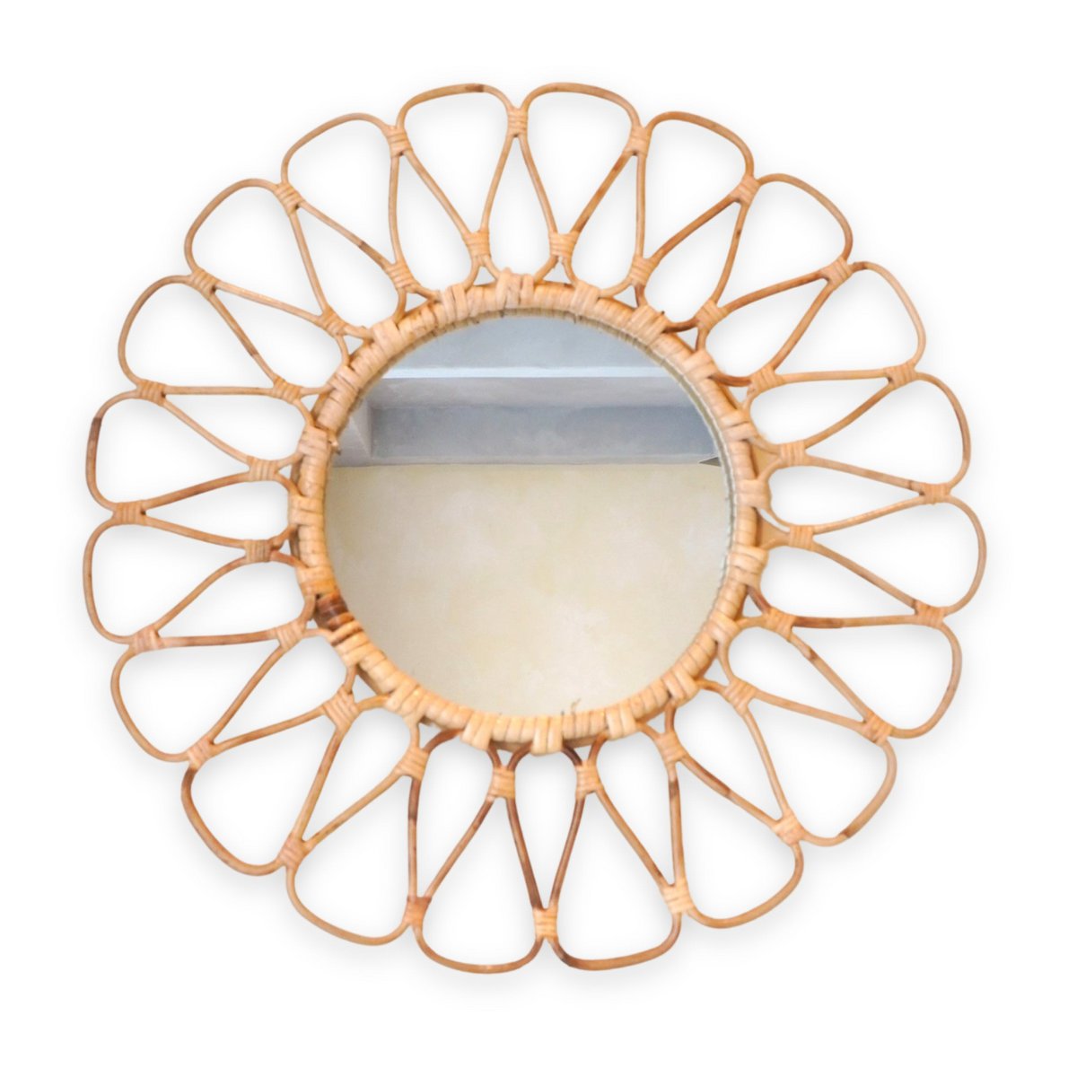 Handgemaakte Boho wandspiegel DANAU