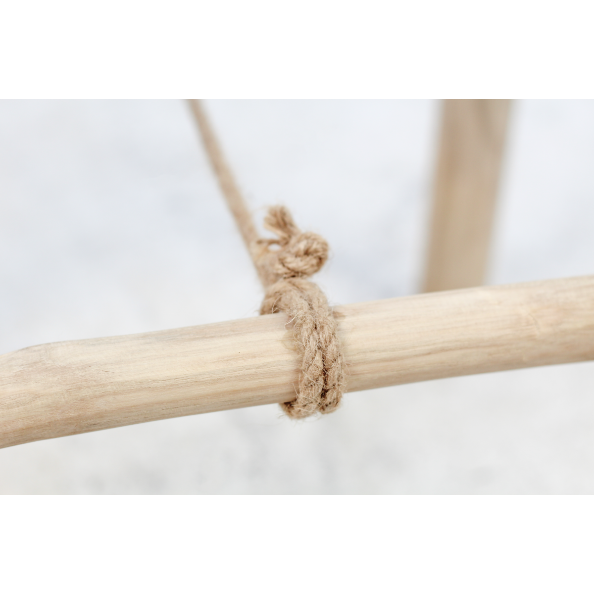 Handtuchhalter – helles Teakholz
