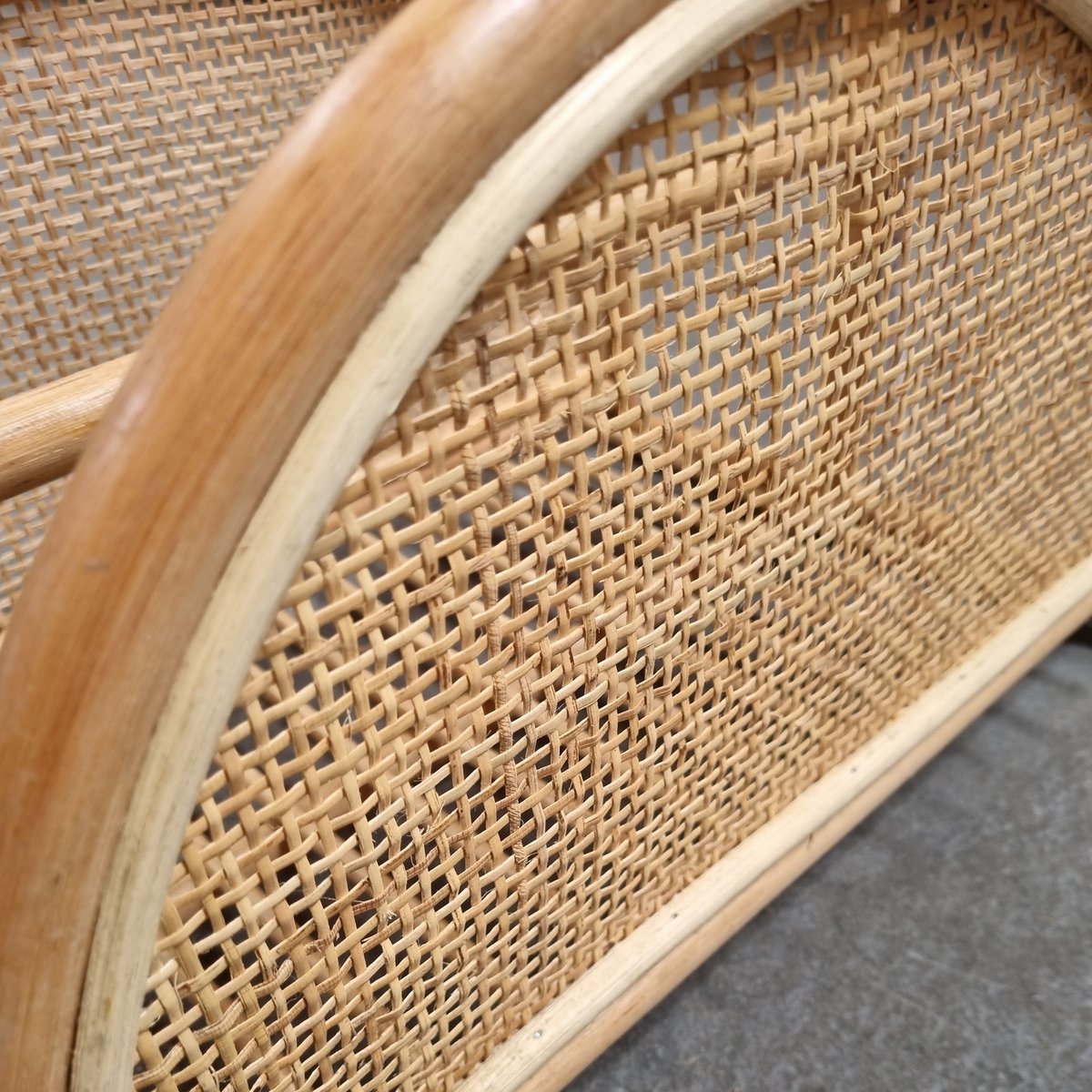 Rattan-Zeitungskorb Zeitschriftenhalter Zeitschriftenkorb ALOR