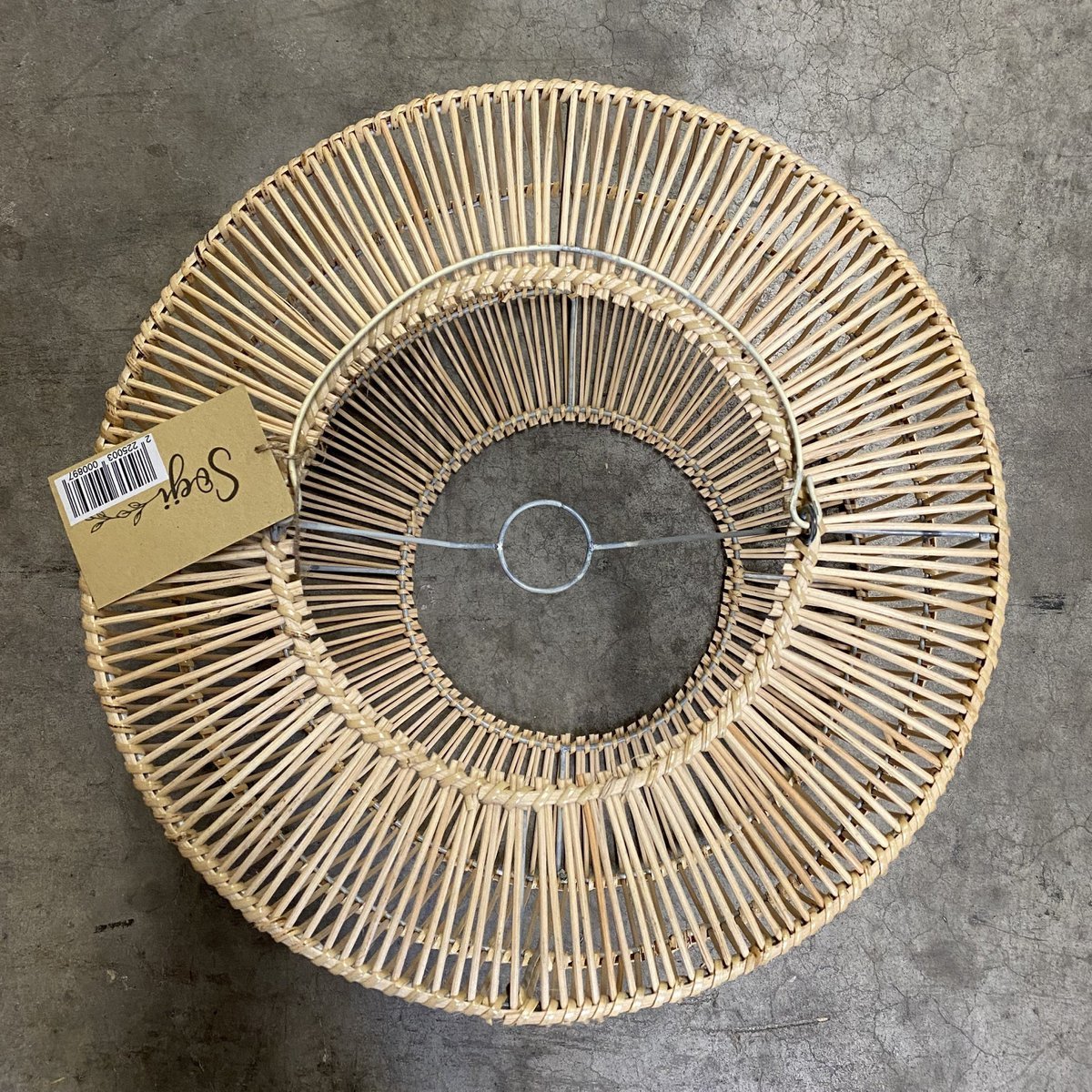 Rattan lamp | Boho lampshade | Hanging lamp LIKU (2 sizes)