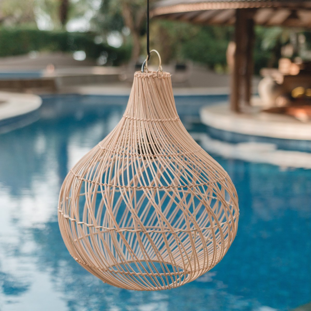 Rattan lamp | Boho lampshade | Hanging lamp KENARI