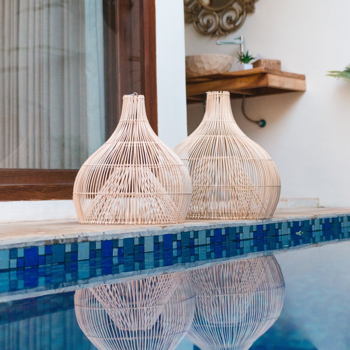 Rattan lamp | Lampshade | Hanging lamp ALAM 40/50 cm