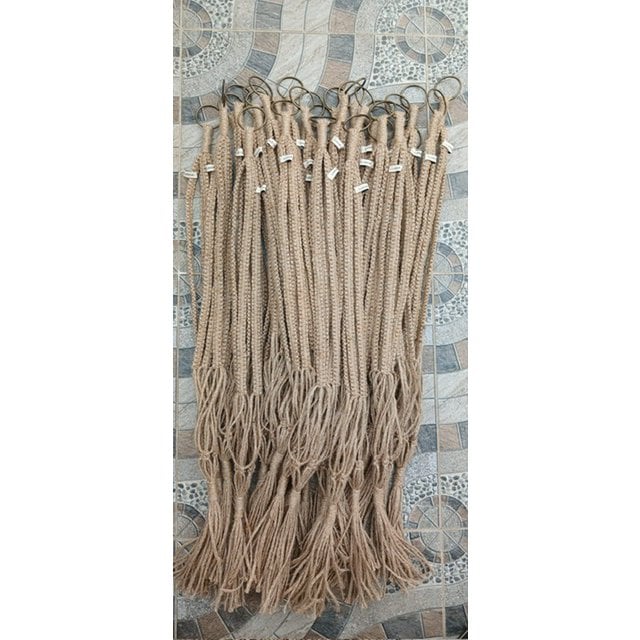 Luna-Leena plantenhanger macrame jute