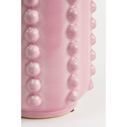 Boaz Vase – H30 x Ø11 cm – Keramik – Rosa