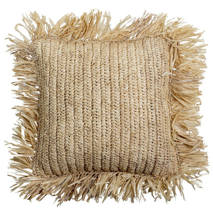 Boho Cushion GANDI made of Raffia