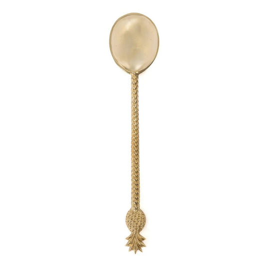 The Pineapple Salad Spoon - Brass