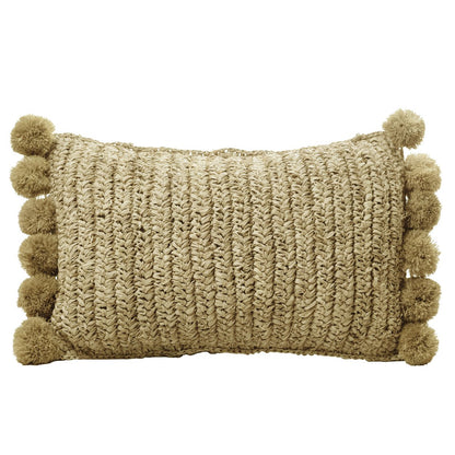 Boho Cushion SANUR made of Raffia