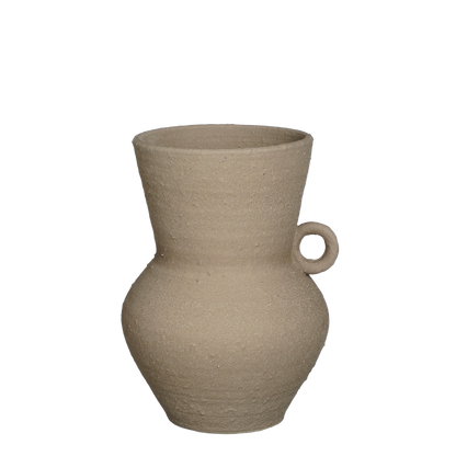 Lane Kruik - H33 x Ø24 cm - Terracotta - Taupe