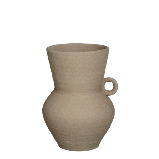 Lane Jug - H33 x Ø24 cm - Terracotta - Taupe