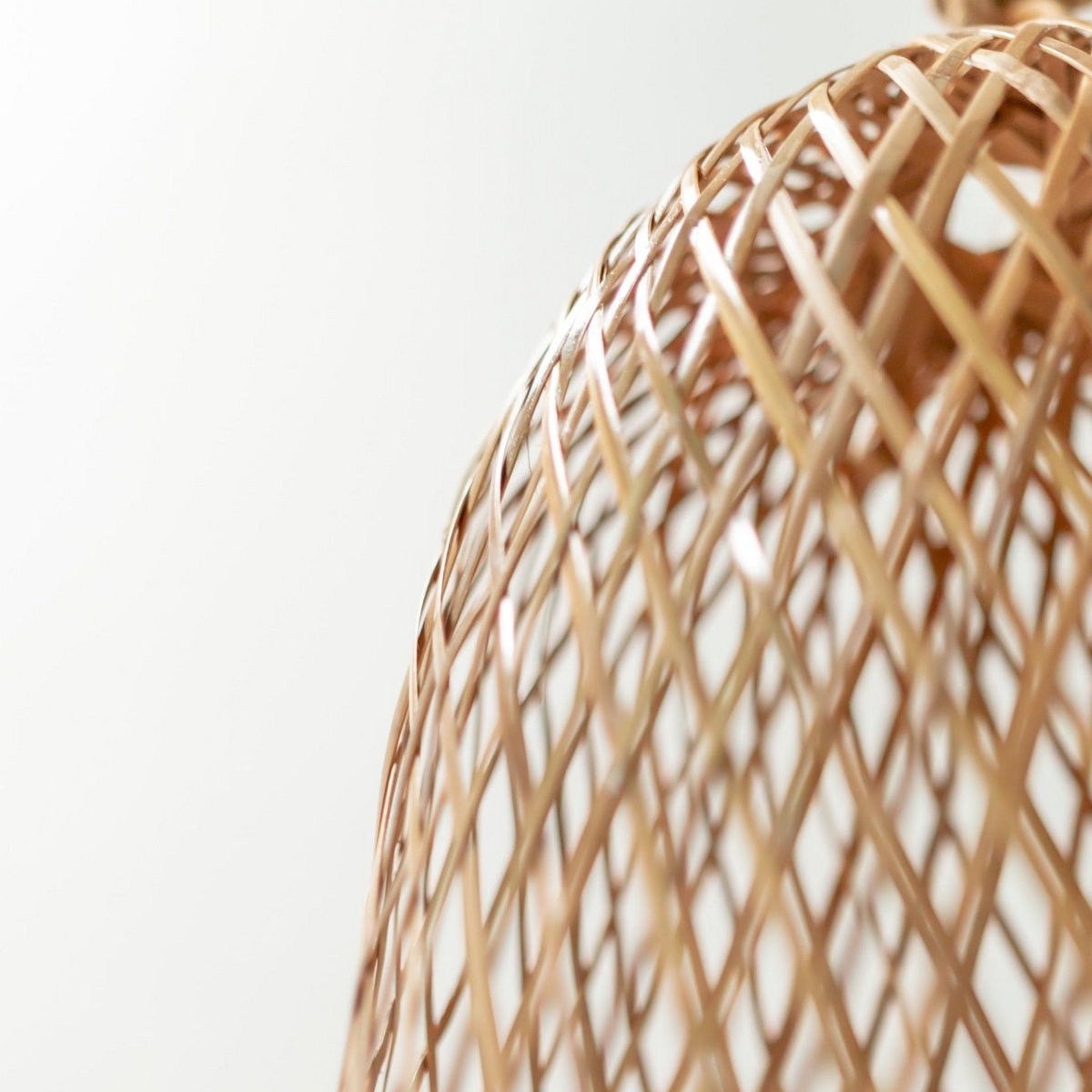 Bamboo lamp | Natural lampshade | Woven ceiling lamp CAMAYA