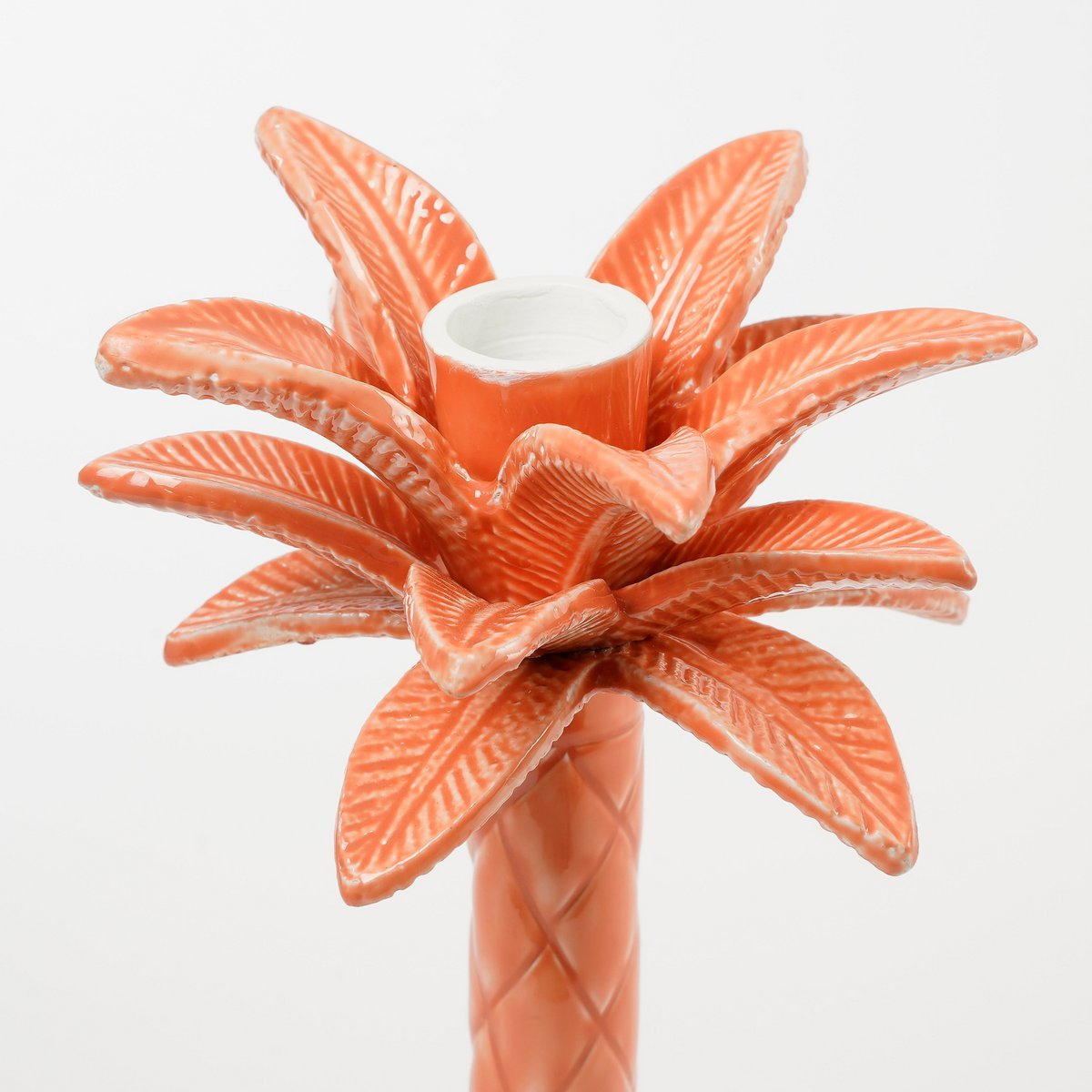 Kerzenständer Palme - H30 x Ø13 cm - Rosa