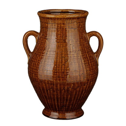 Elena Vase - Ceramic - Brown