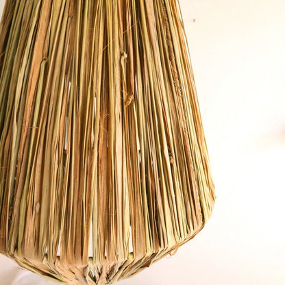 Lampshade Ceiling lamp Pendant round ENDAH made of Raffia