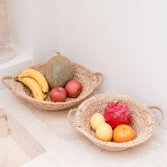 Woven Raffia bowl | Raga basket