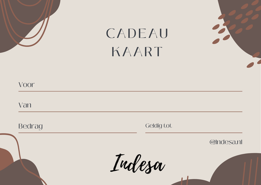 Indesa cadeaubon