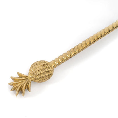 The Pineapple Salad Fork - Brass