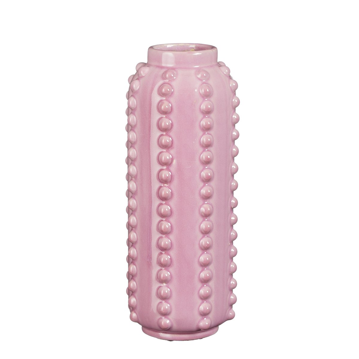 Boaz Vase – H30 x Ø11 cm – Keramik – Rosa