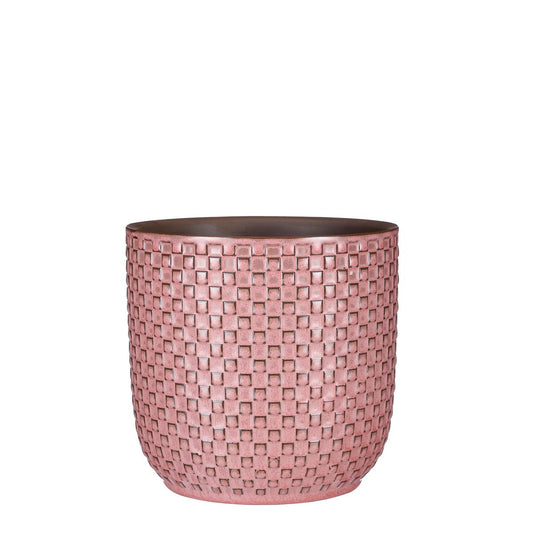 Daan Flowerpot - H17.5 x Ø19 cm - Light pink