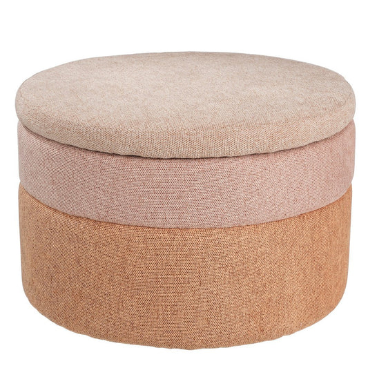 Storage pouf - H40 x Ø59 cm - Pink