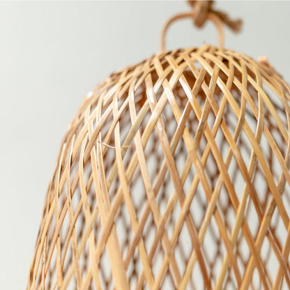 Bamboo lamp | Natural lampshade | Woven ceiling lamp CAMAYA