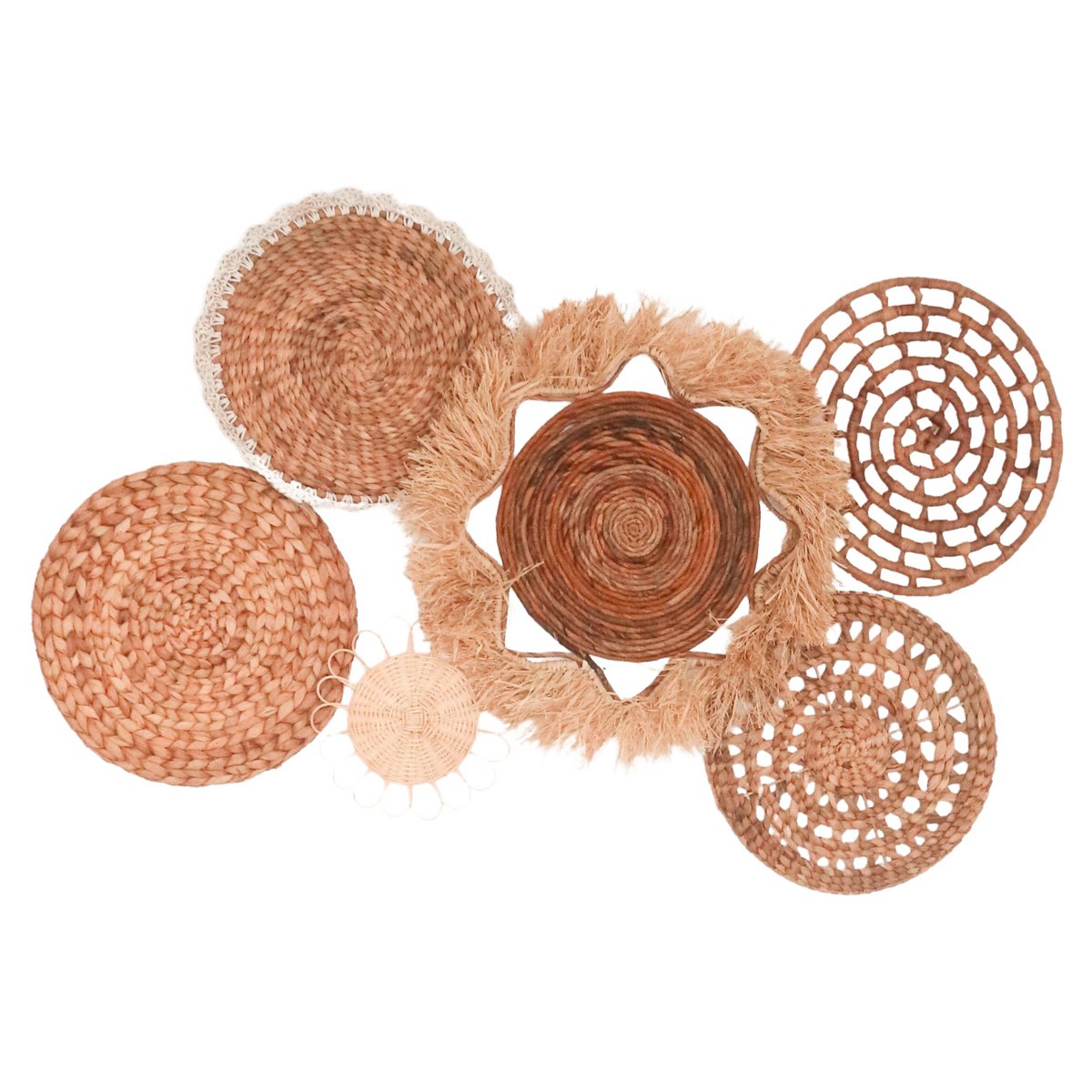 Tropische wanddecoratieset  DALUM Boho Decoratie